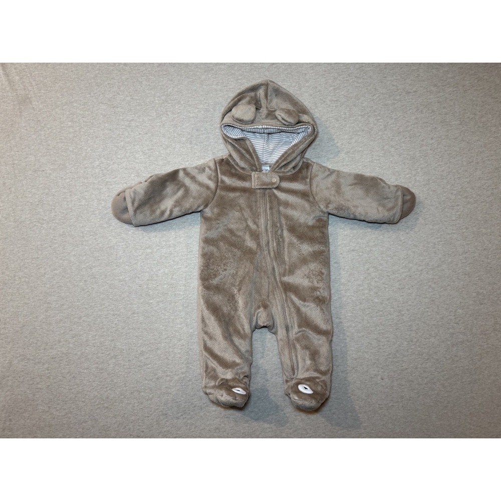 Carters. Infant 3 month. Beige color. teddy bear warm  jacket.